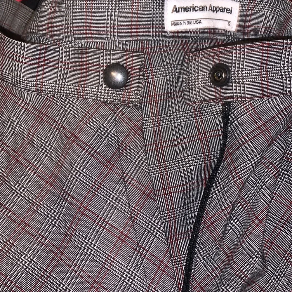 American Apparel Plaid Mini Skirt Small AA - Picture 3 of 4